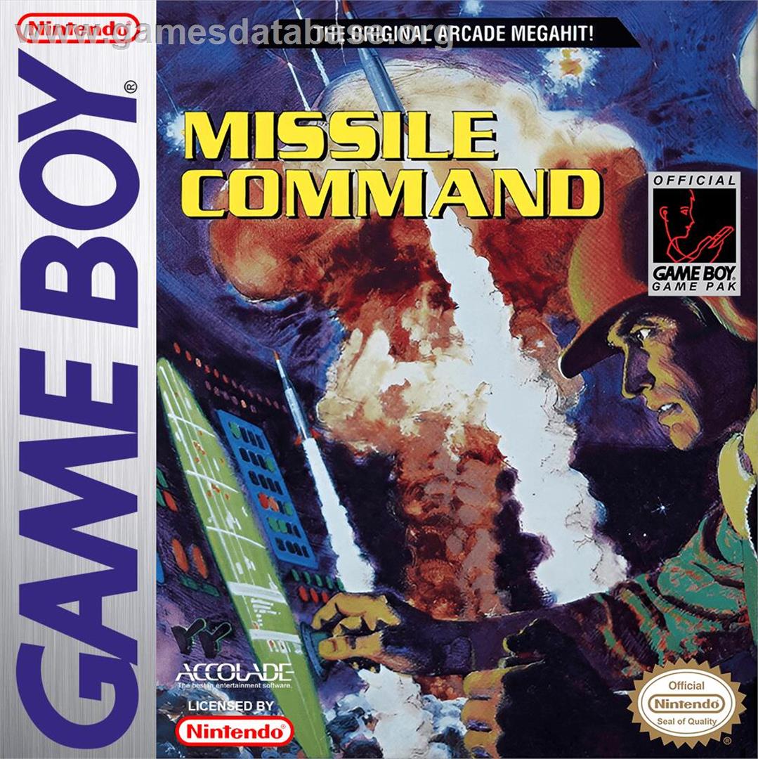 Missile Command - Nintendo Game Boy - Artwork - Box