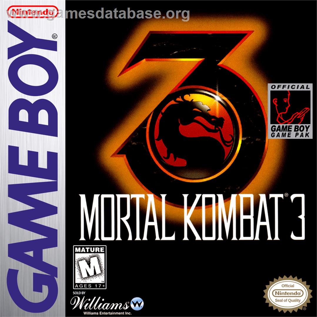 Mortal Kombat 3 - Nintendo Game Boy - Artwork - Box