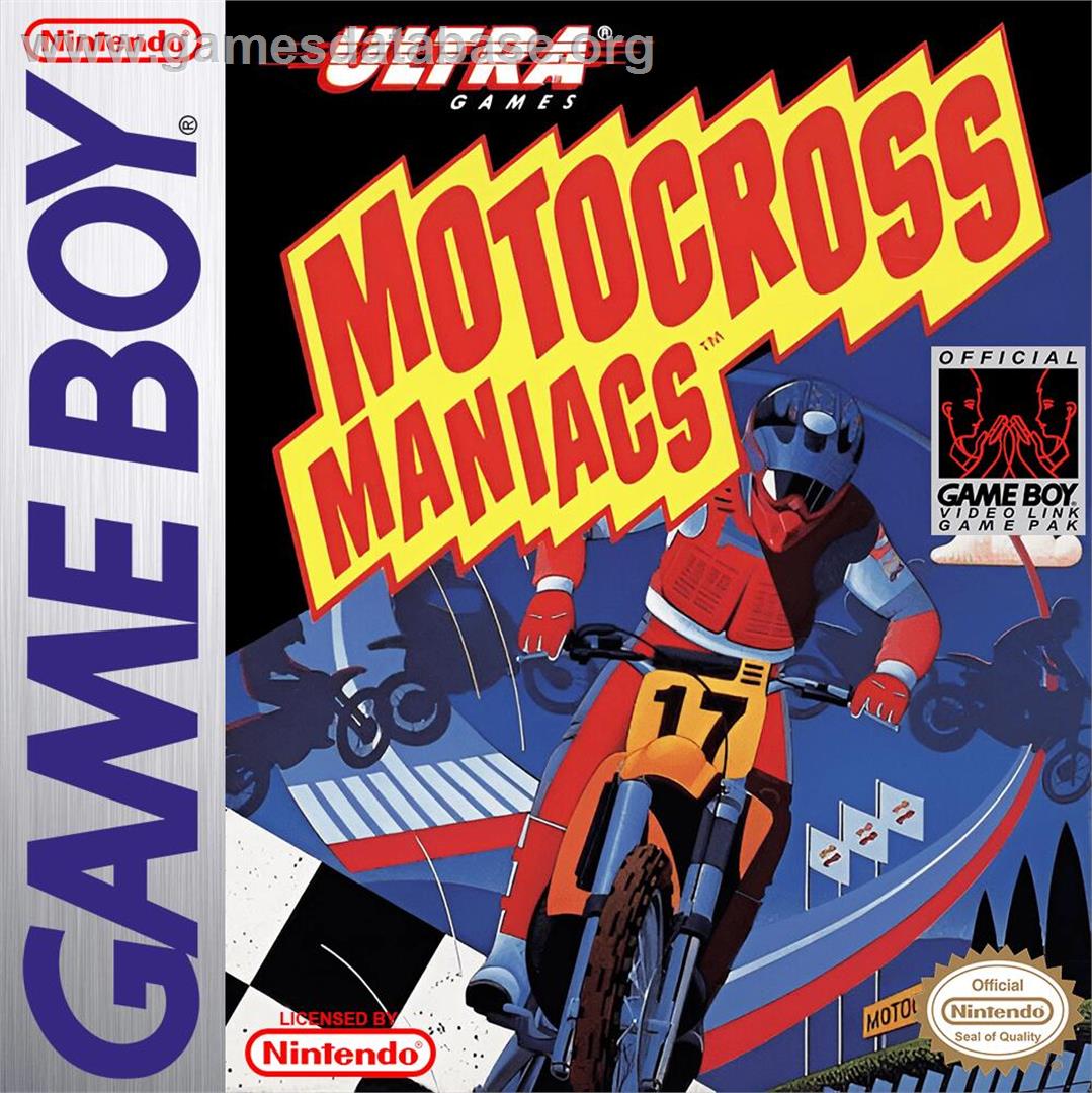 Motocross Maniacs - Nintendo Game Boy - Artwork - Box