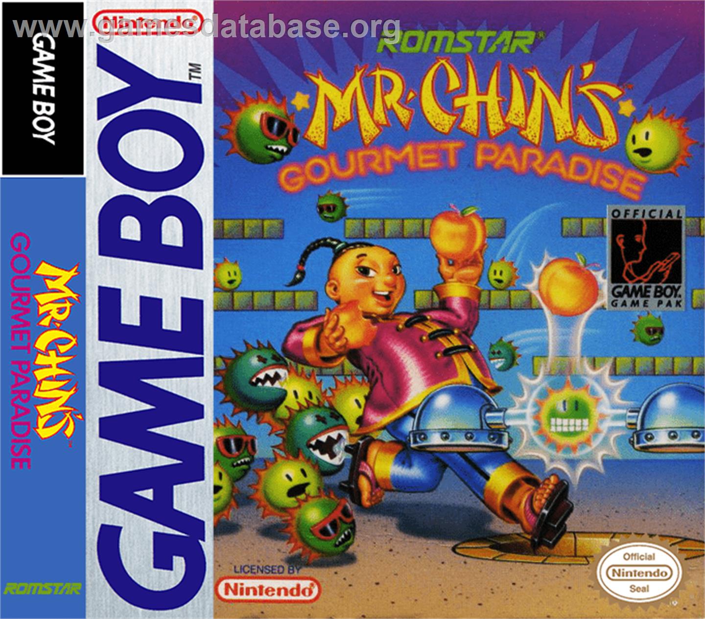 Mr. Chin's Gourmet Paradise - Nintendo Game Boy - Artwork - Box