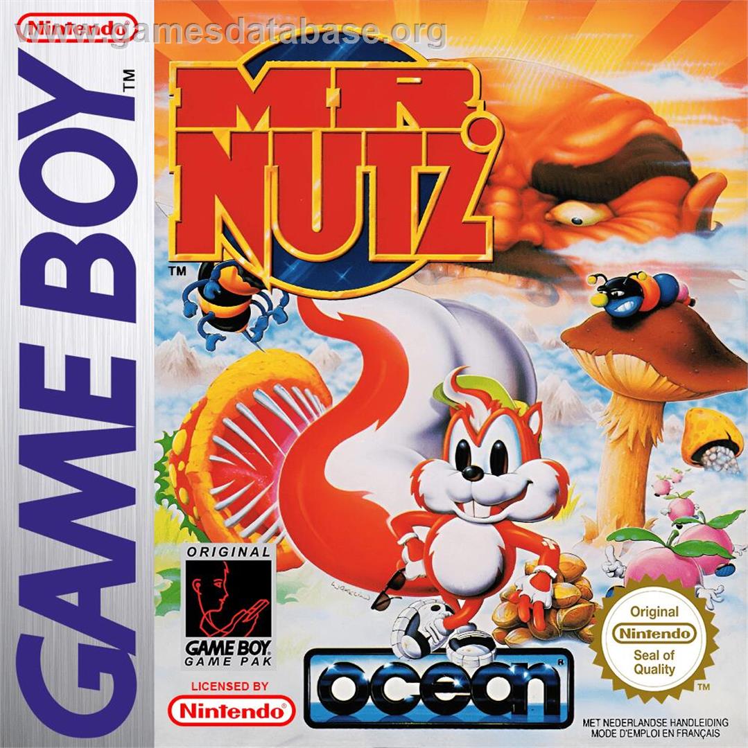 Mr. Nutz - Nintendo Game Boy - Artwork - Box