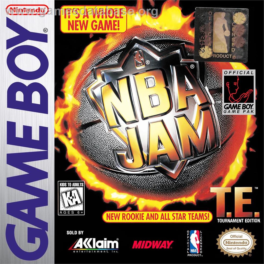 NBA Jam Tournament Edition - Nintendo Game Boy - Artwork - Box