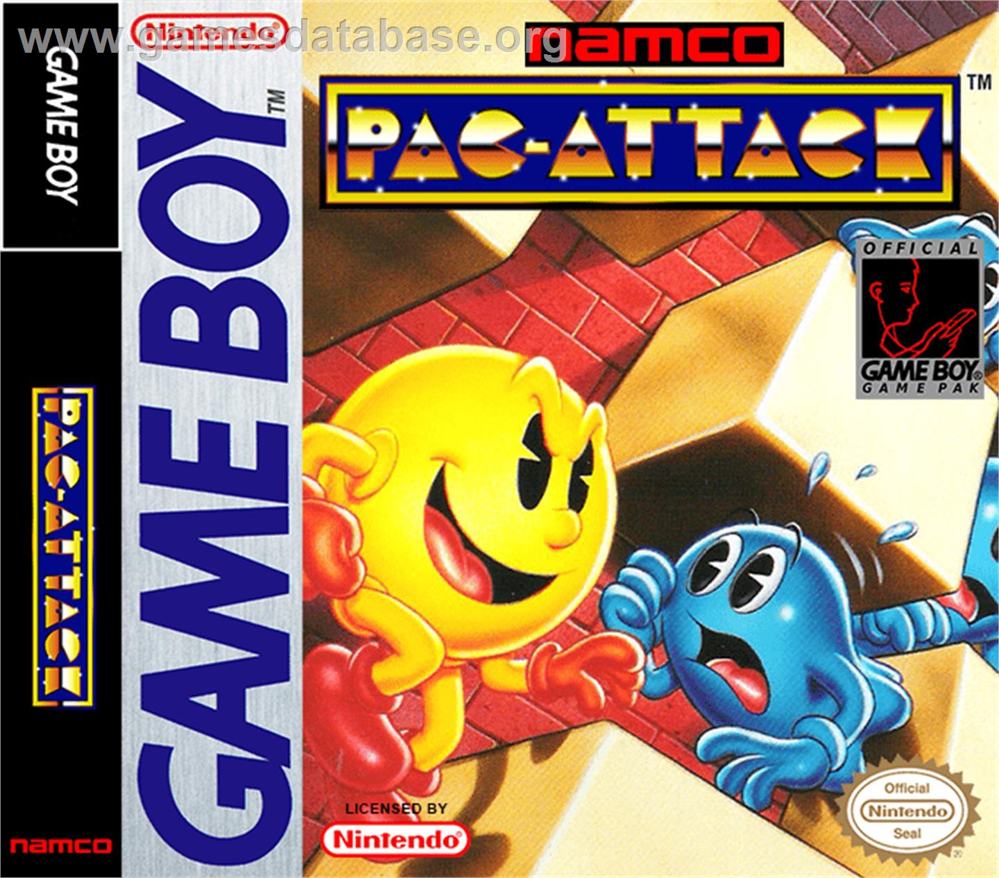 Pac-Attack - Nintendo Game Boy - Artwork - Box