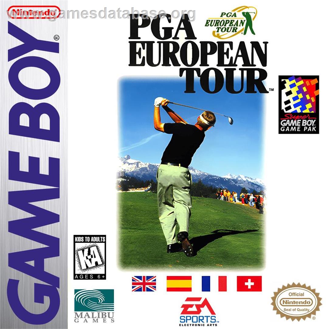 Pga European Tour - Nintendo Game Boy - Artwork - Box