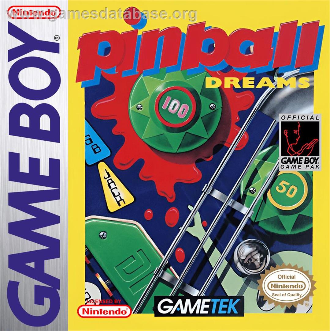 Pinball Dreams - Nintendo Game Boy - Artwork - Box