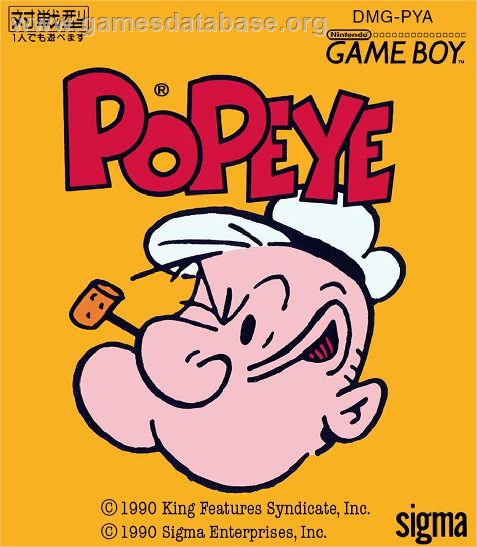Popeye - Nintendo Game Boy - Artwork - Box