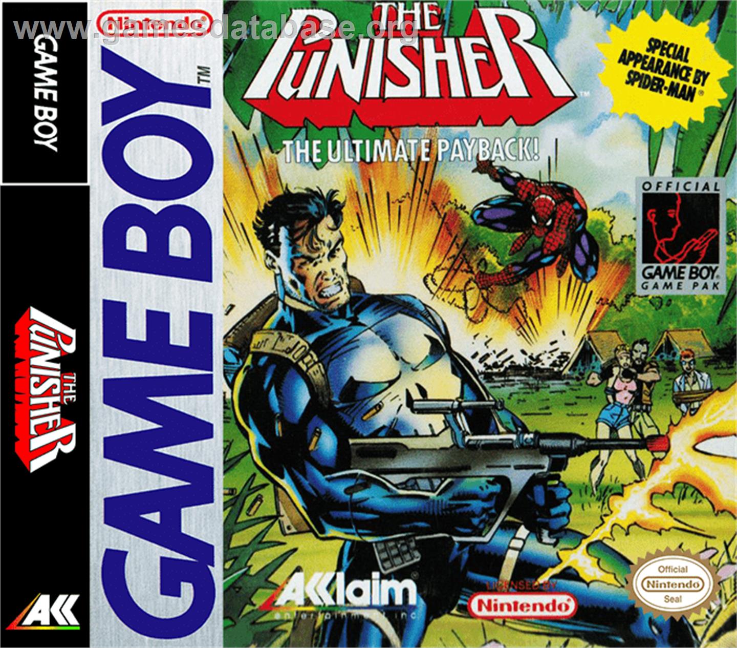 Punisher: Ultimate Payback - Nintendo Game Boy - Artwork - Box