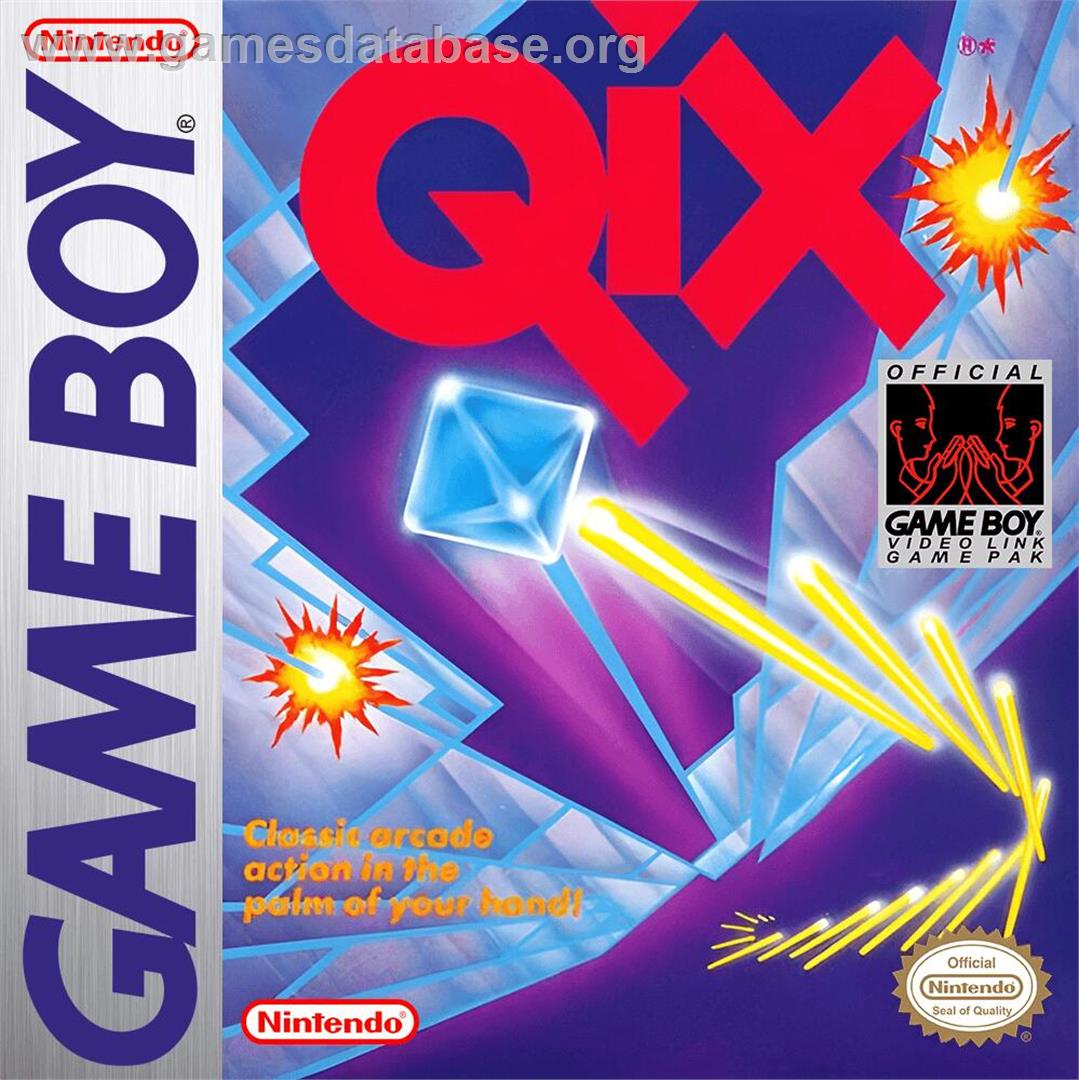 QIX - Nintendo Game Boy - Artwork - Box