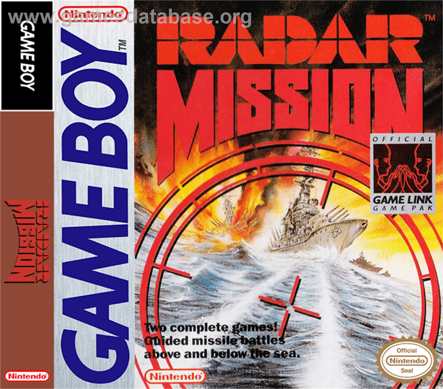 Radar Mission - Nintendo Game Boy - Artwork - Box