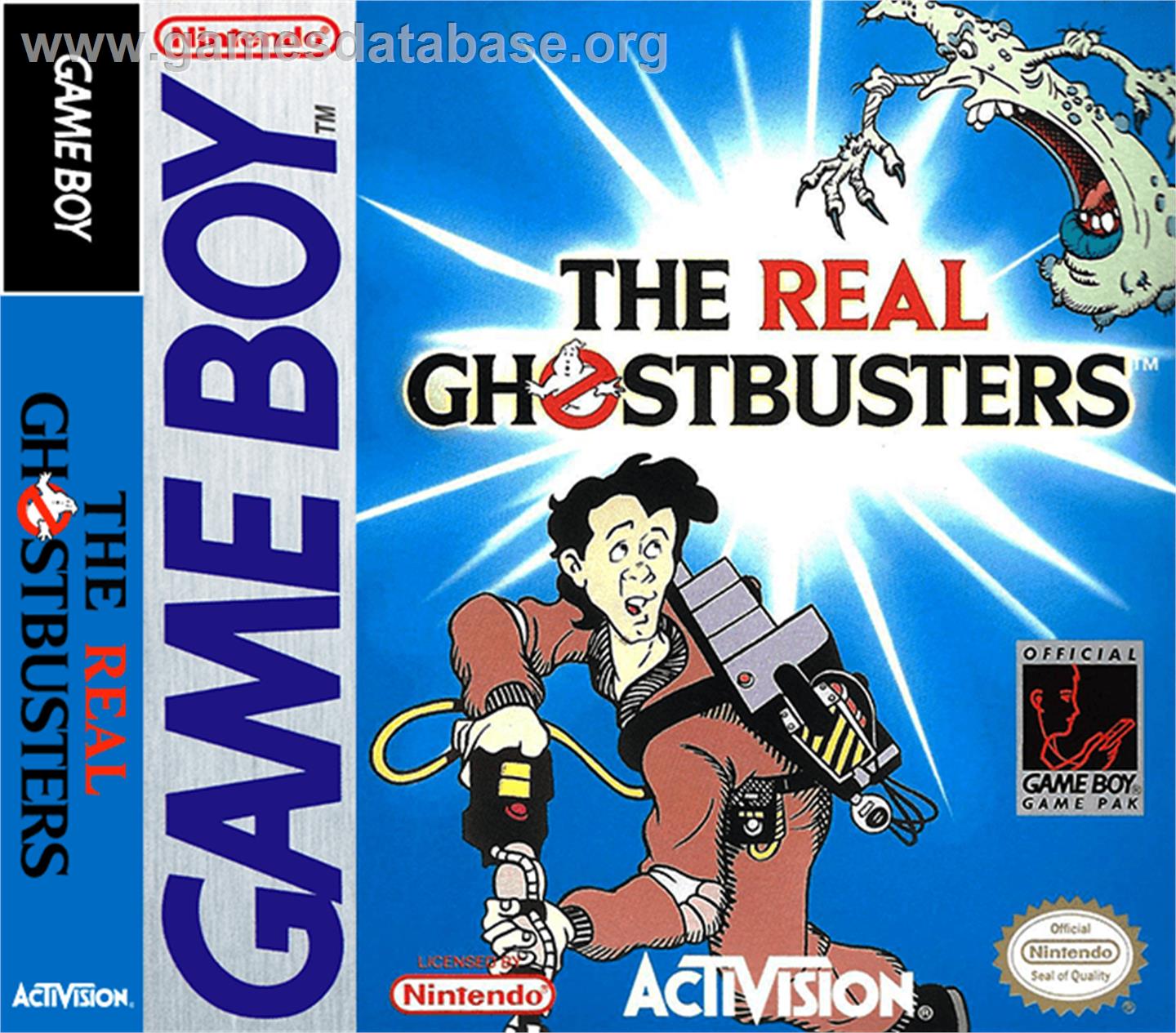 Real Ghostbusters, The - Nintendo Game Boy - Artwork - Box