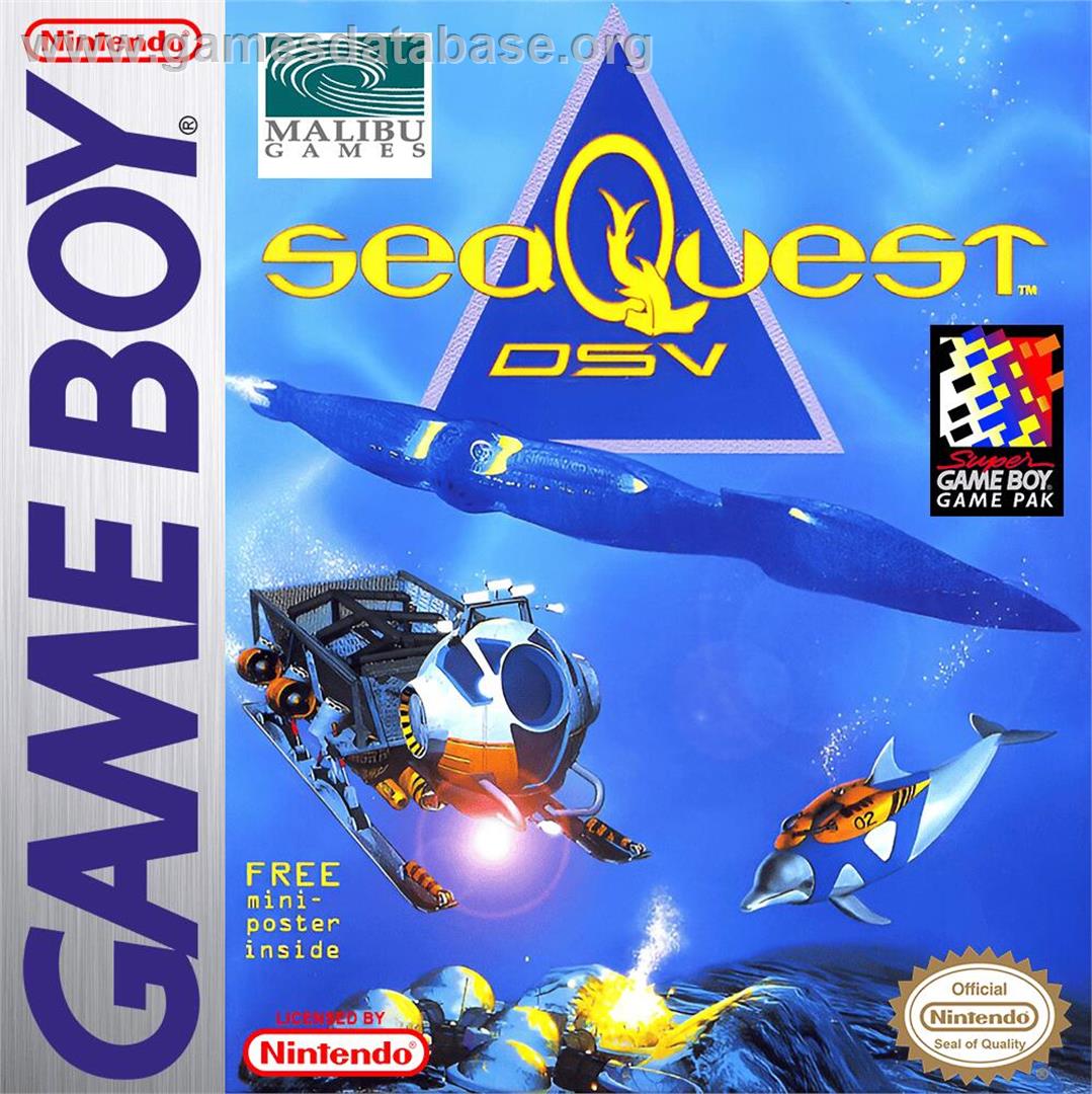 Seaquest Dsv - Nintendo Game Boy - Artwork - Box