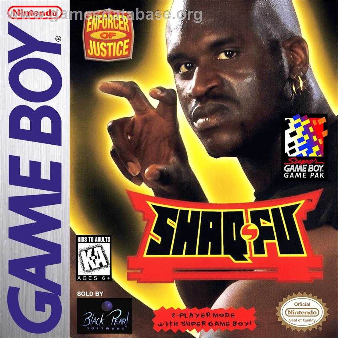 Shaq Fu - Nintendo Game Boy - Artwork - Box