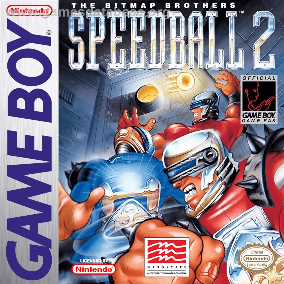 Speedball 2 - Brutal Deluxe - Nintendo Game Boy - Artwork - Box