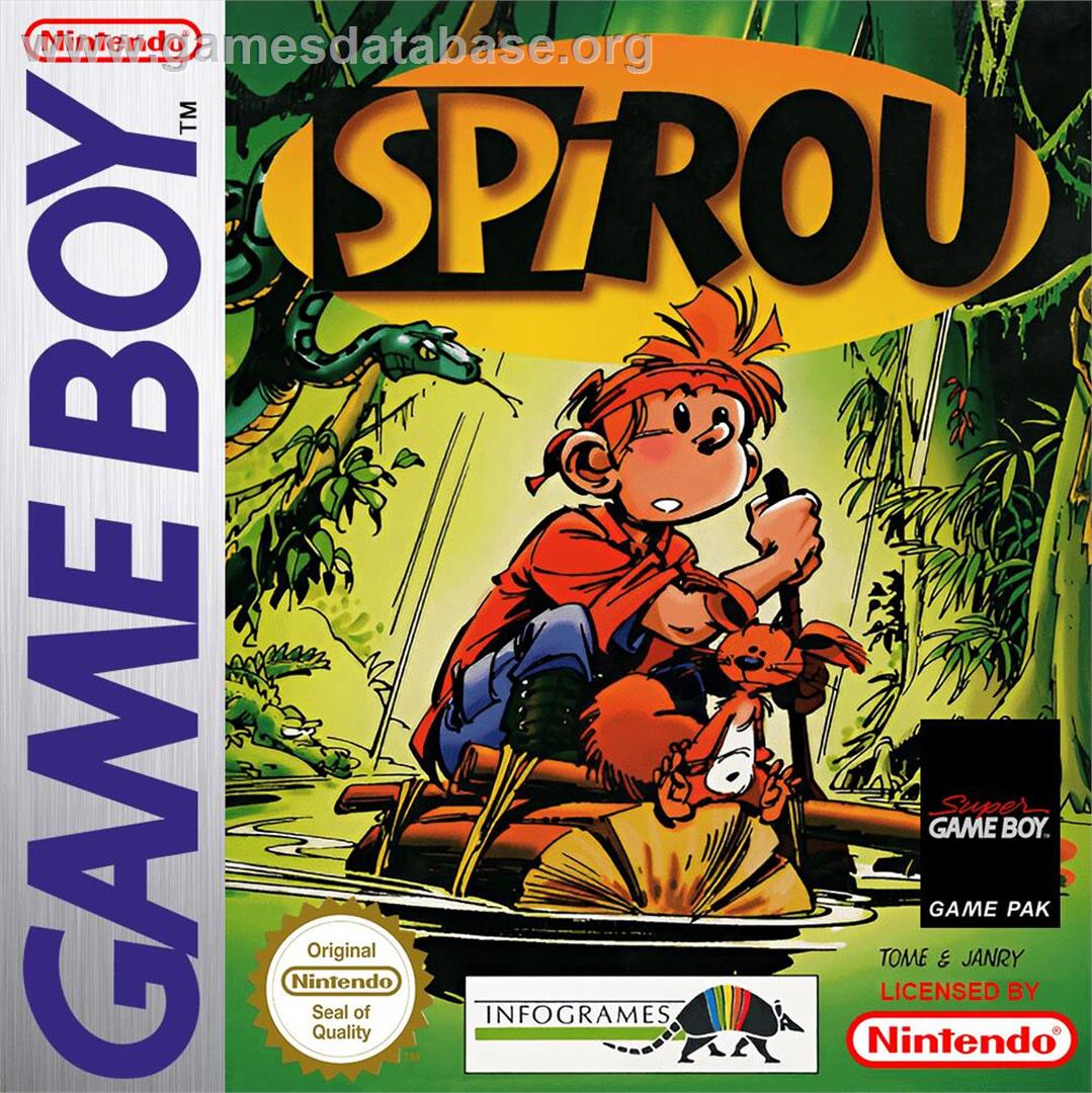 Spirou - Nintendo Game Boy - Artwork - Box
