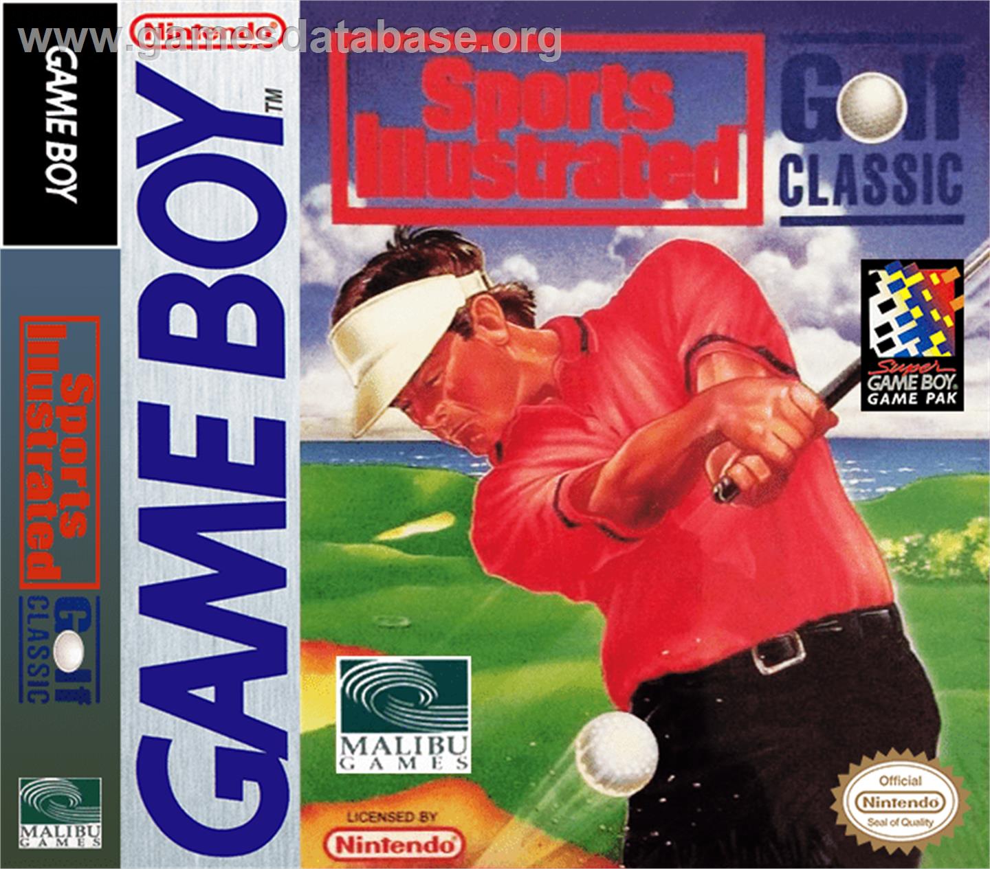 Sports Illustrated - Golf Classic - Nintendo Game Boy - Artwork - Box