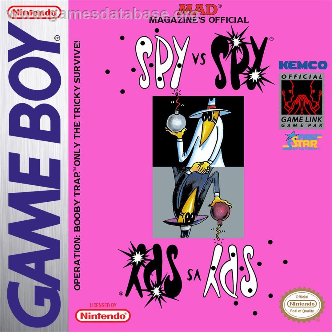 Spy Vs Spy - Operation Boobytrap - Nintendo Game Boy - Artwork - Box