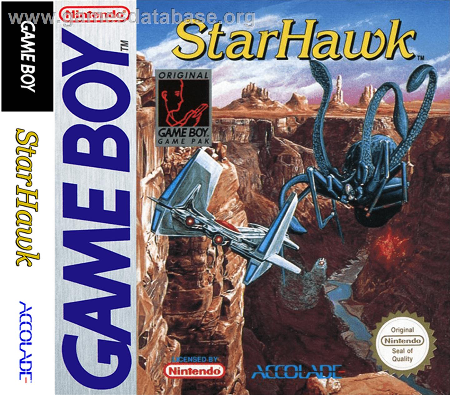 StarHawk - Nintendo Game Boy - Artwork - Box