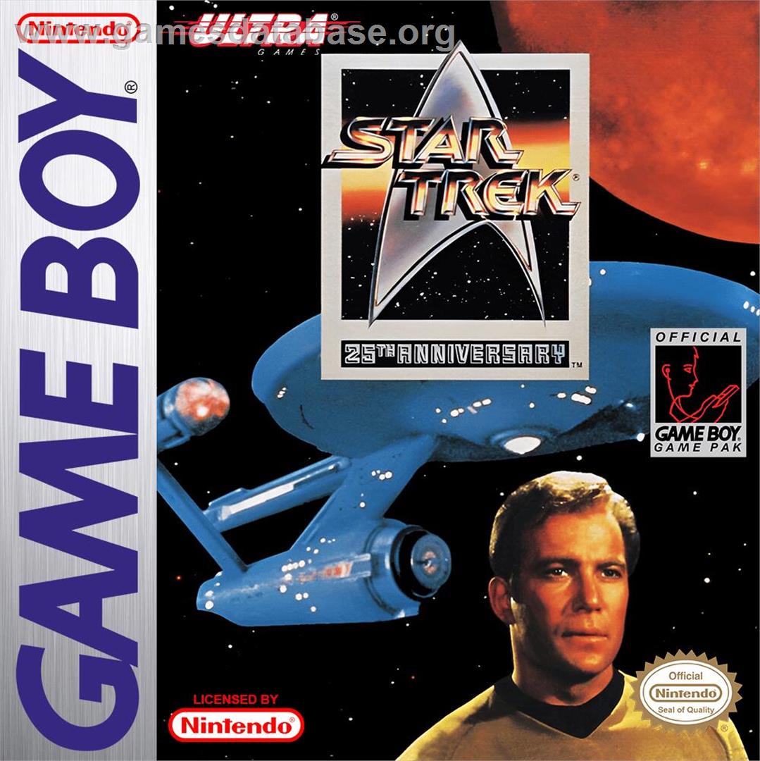 Star Trek - 25th Anniversary - Nintendo Game Boy - Artwork - Box