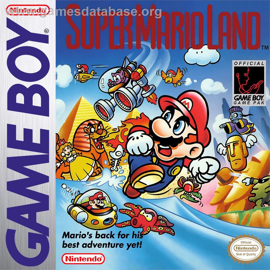 Super Mario Land - Nintendo Game Boy - Artwork - Box