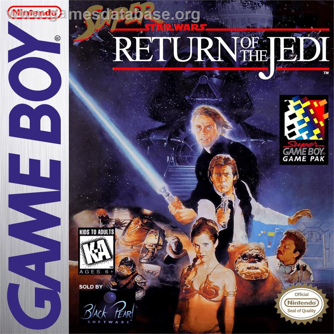 Super Star Wars - Return Of The Jedi - Nintendo Game Boy - Artwork - Box