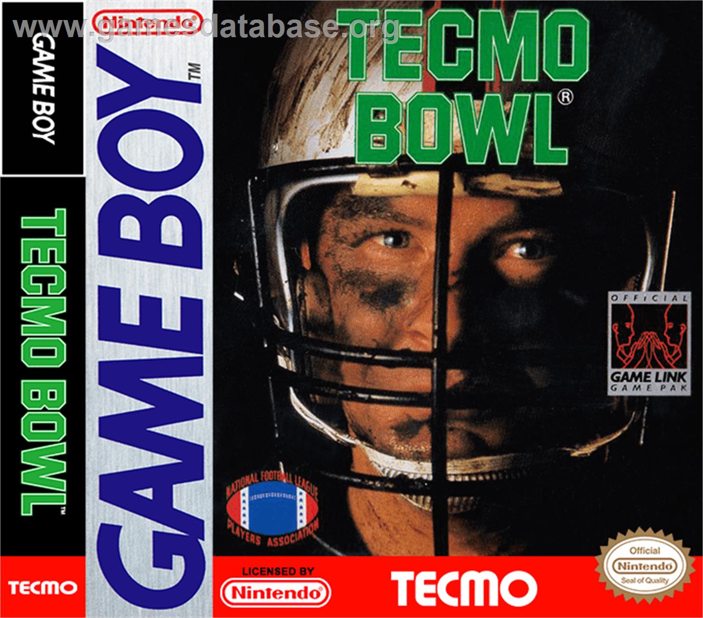 Tecmo Bowl - Nintendo Game Boy - Artwork - Box