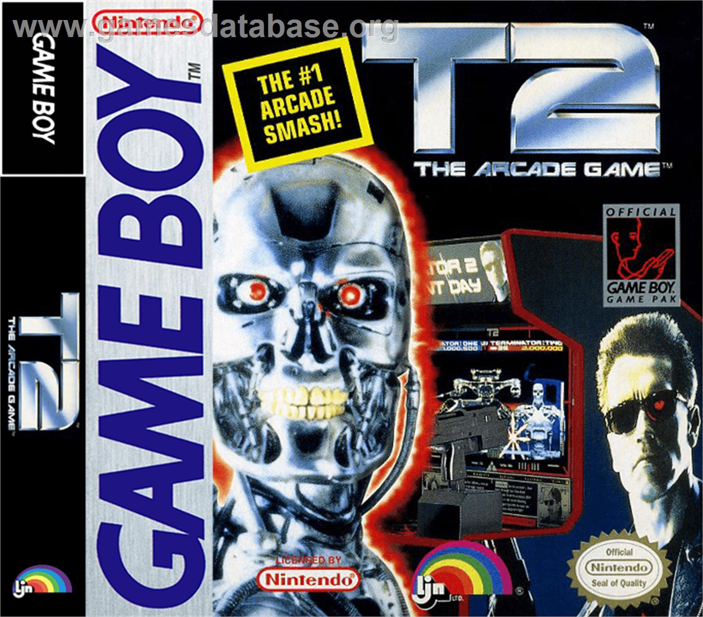 Terminator 2 - Judgment Day - Nintendo Game Boy - Artwork - Box