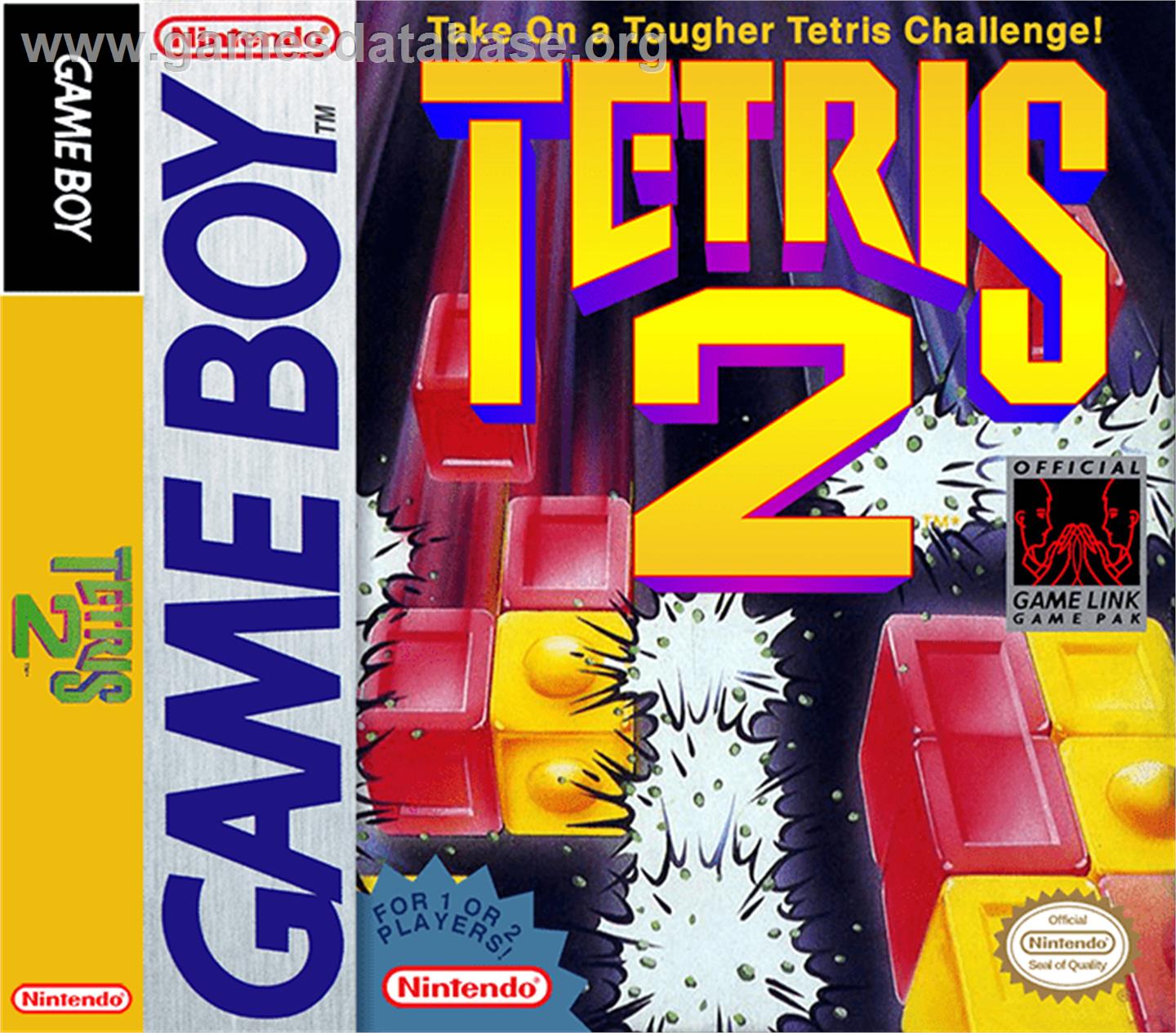 Tetris 2 - Nintendo Game Boy - Artwork - Box