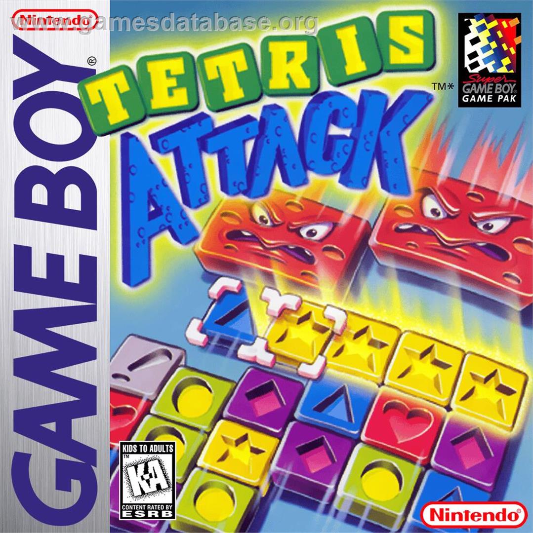 Tetris Attack - Nintendo Game Boy - Artwork - Box