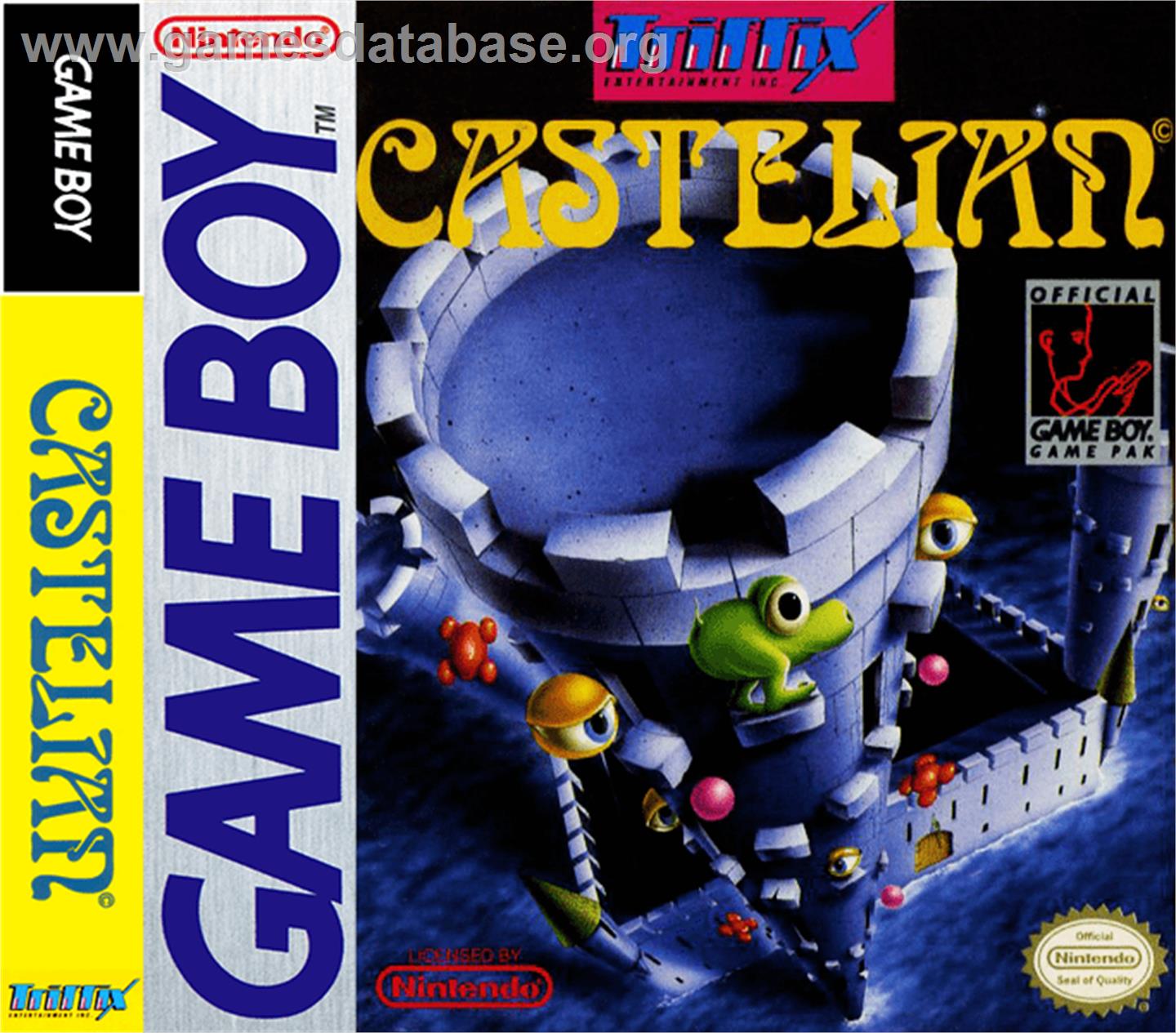 Tower Toppler - Nintendo Game Boy - Artwork - Box