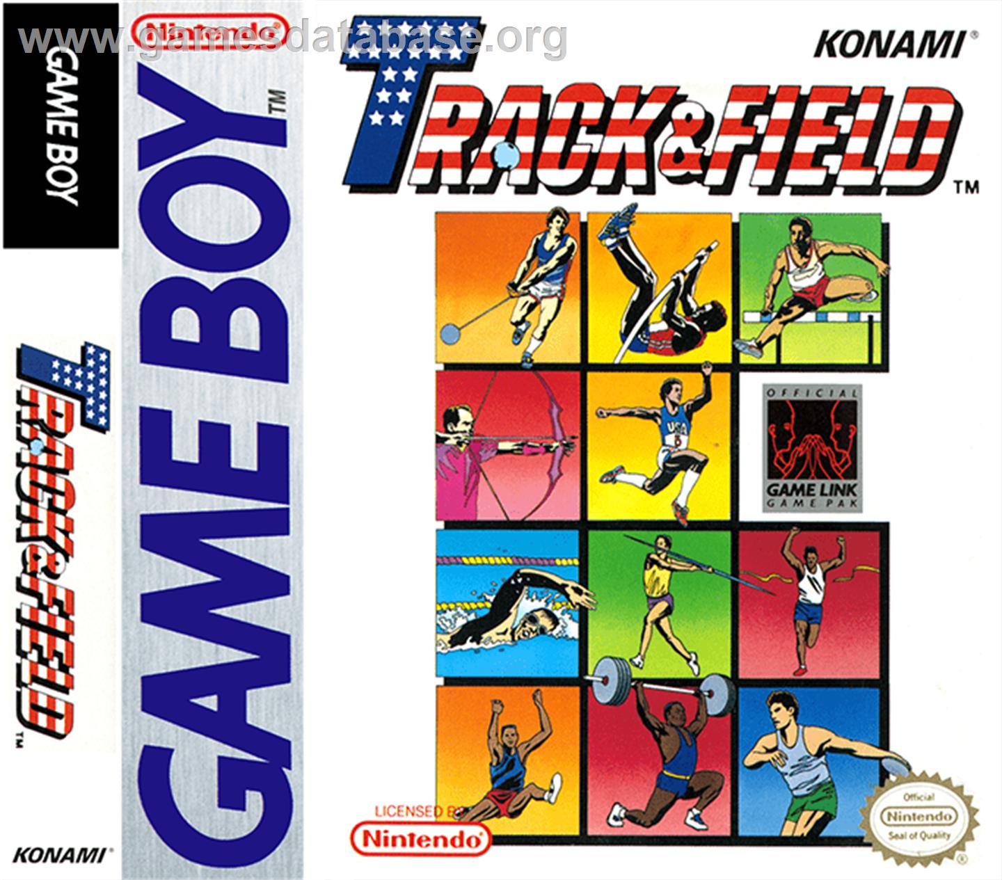 Track & Field - Nintendo Game Boy - Artwork - Box