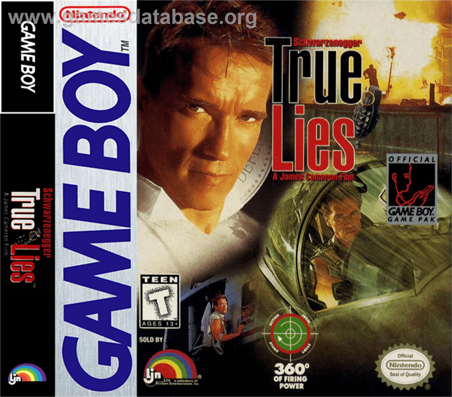 True Lies - Nintendo Game Boy - Artwork - Box