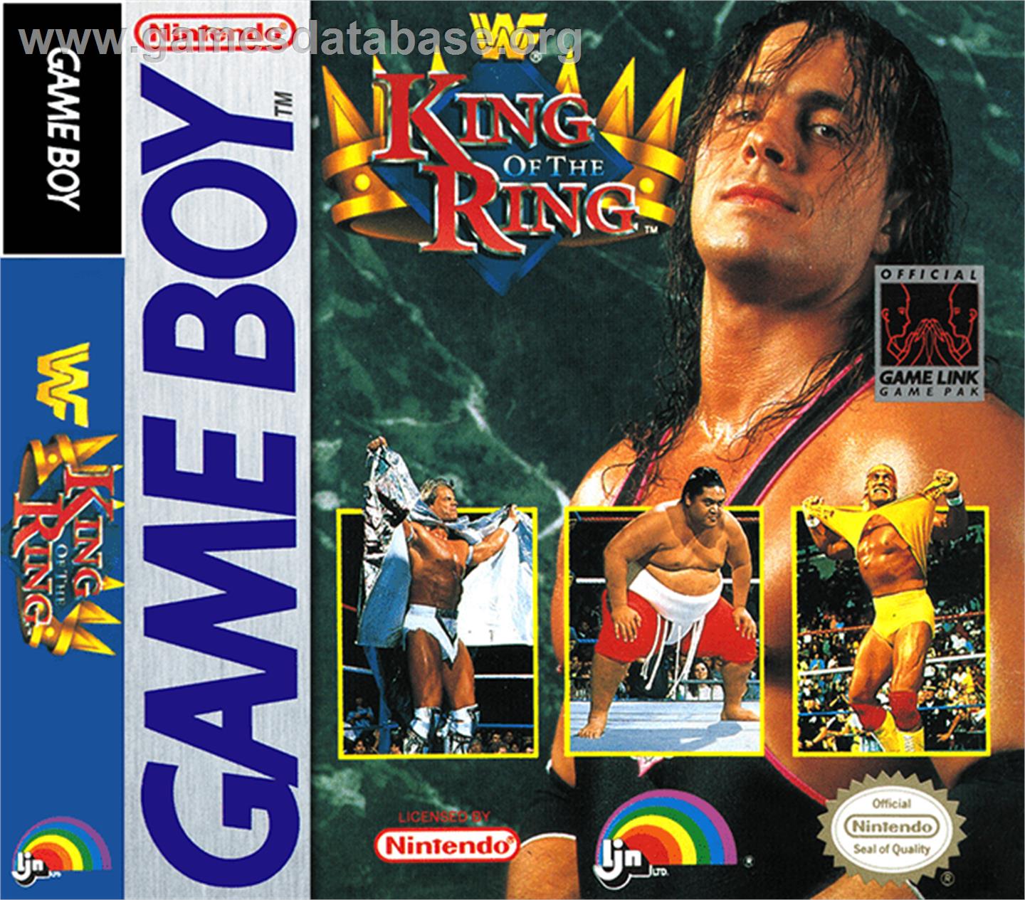 WWF King of the Ring - Nintendo Game Boy - Artwork - Box