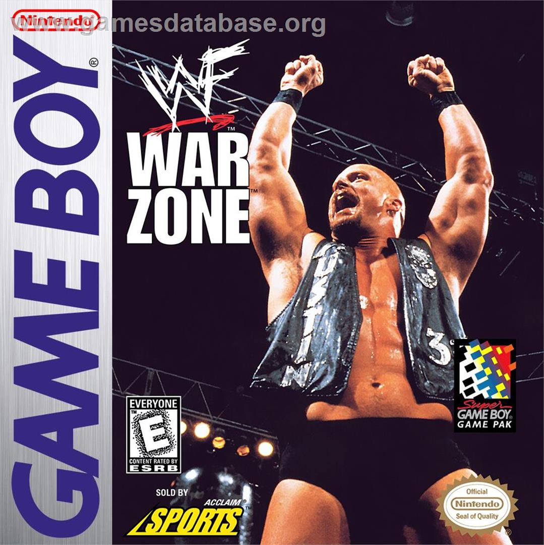 WWF War Zone - Nintendo Game Boy - Artwork - Box