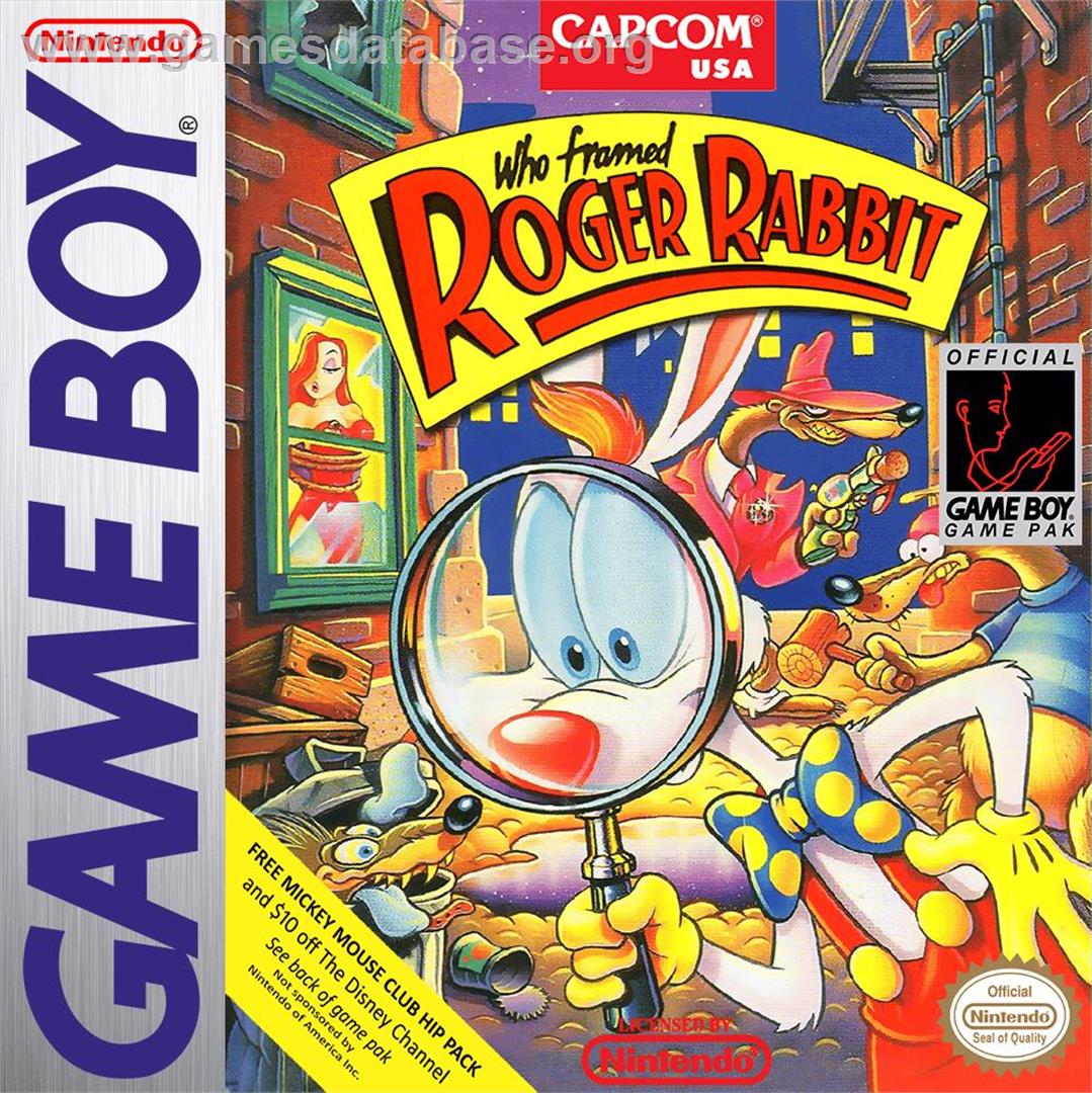 Who Framed Roger Rabbit? - Nintendo Game Boy - Artwork - Box