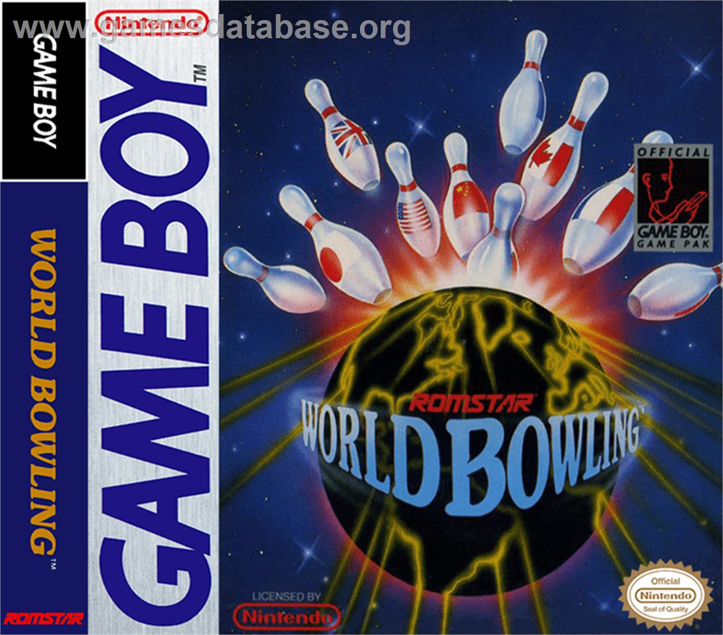 World Bowling - Nintendo Game Boy - Artwork - Box
