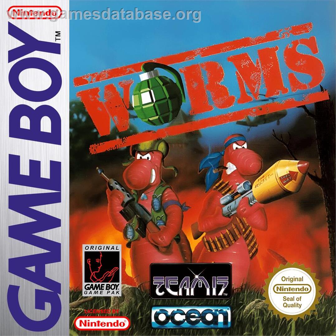 Worms - Nintendo Game Boy - Artwork - Box