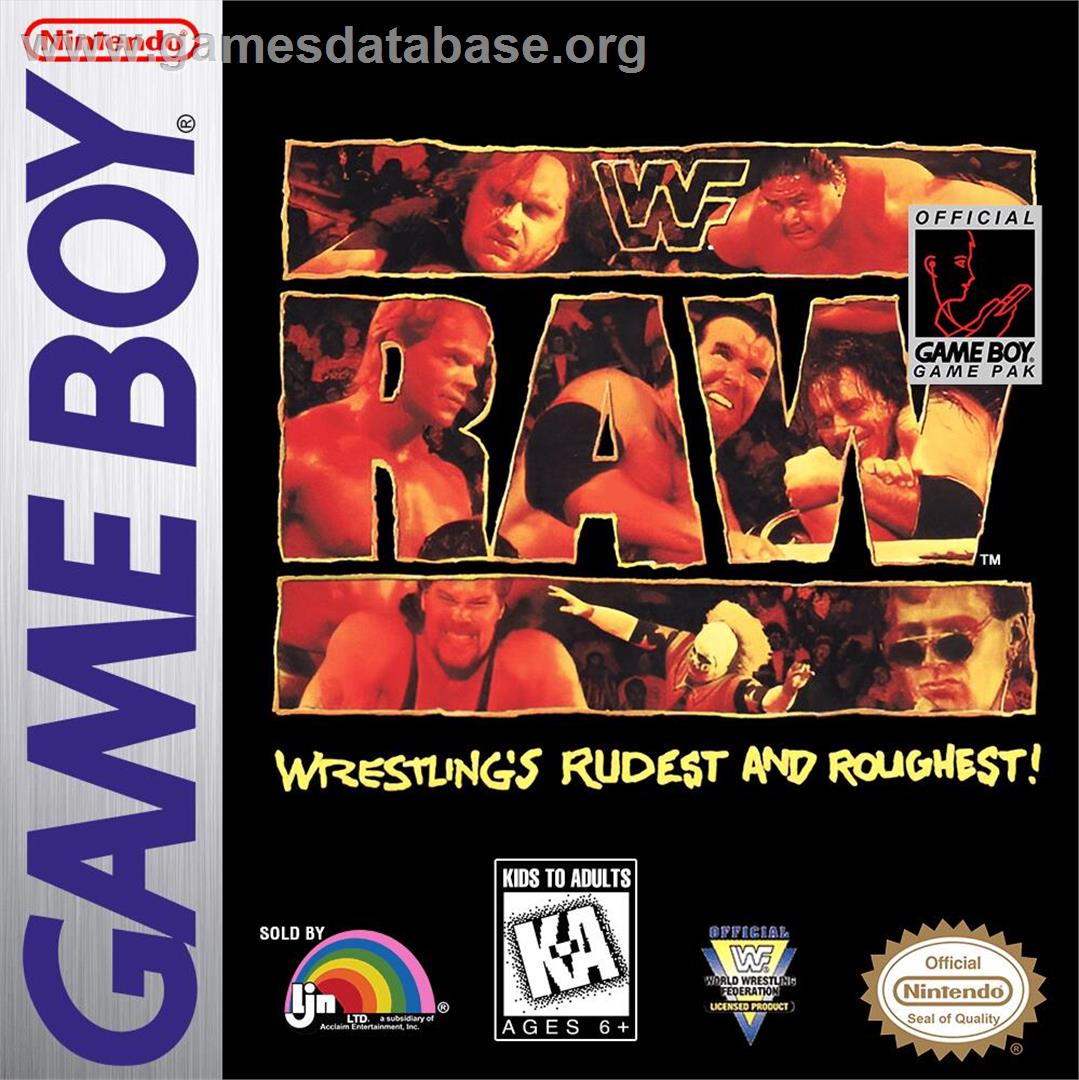 Wwf Raw - Nintendo Game Boy - Artwork - Box