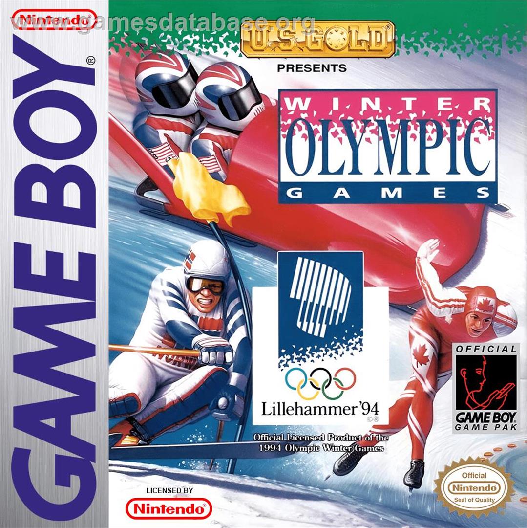Xvii Olympic Winter Games, The - Lillehammer 1994 - Nintendo Game Boy - Artwork - Box