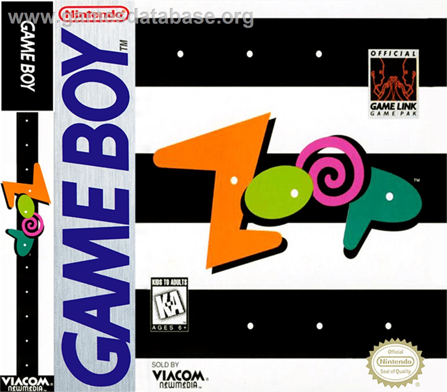 Zoop - Nintendo Game Boy - Artwork - Box