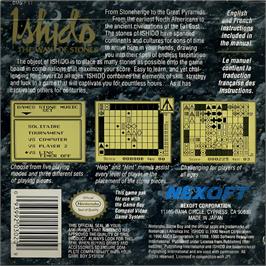Box back cover for Ishido - The Way Of Stones on the Nintendo Game Boy.