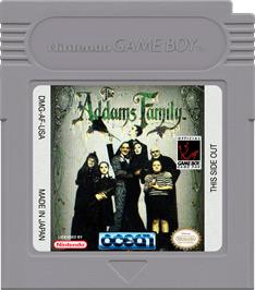 Cartridge artwork for Addams Family, The on the Nintendo Game Boy.