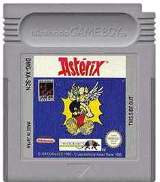 Cartridge artwork for Astérix on the Nintendo Game Boy.