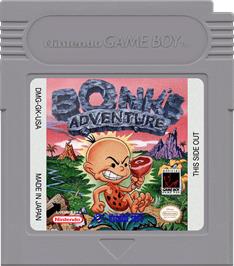 Cartridge artwork for B.c. Kid on the Nintendo Game Boy.