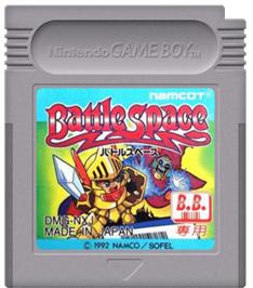 Cartridge artwork for Battle Space on the Nintendo Game Boy.