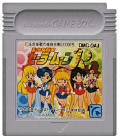 Cartridge artwork for Bishoujo Senshi Sailor Moon R on the Nintendo Game Boy.