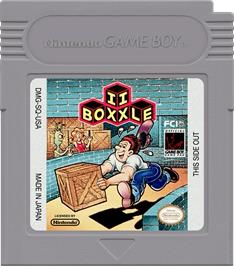 Cartridge artwork for Boxxle 2 on the Nintendo Game Boy.