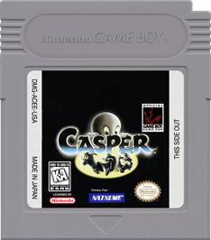 Cartridge artwork for Casper on the Nintendo Game Boy.