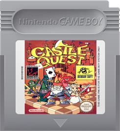 Cartridge artwork for Castle Quest on the Nintendo Game Boy.
