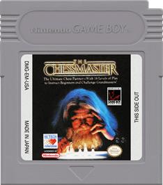 Cartridge artwork for Chessmaster on the Nintendo Game Boy.