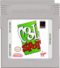 Cartridge artwork for Cool Spot on the Nintendo Game Boy.
